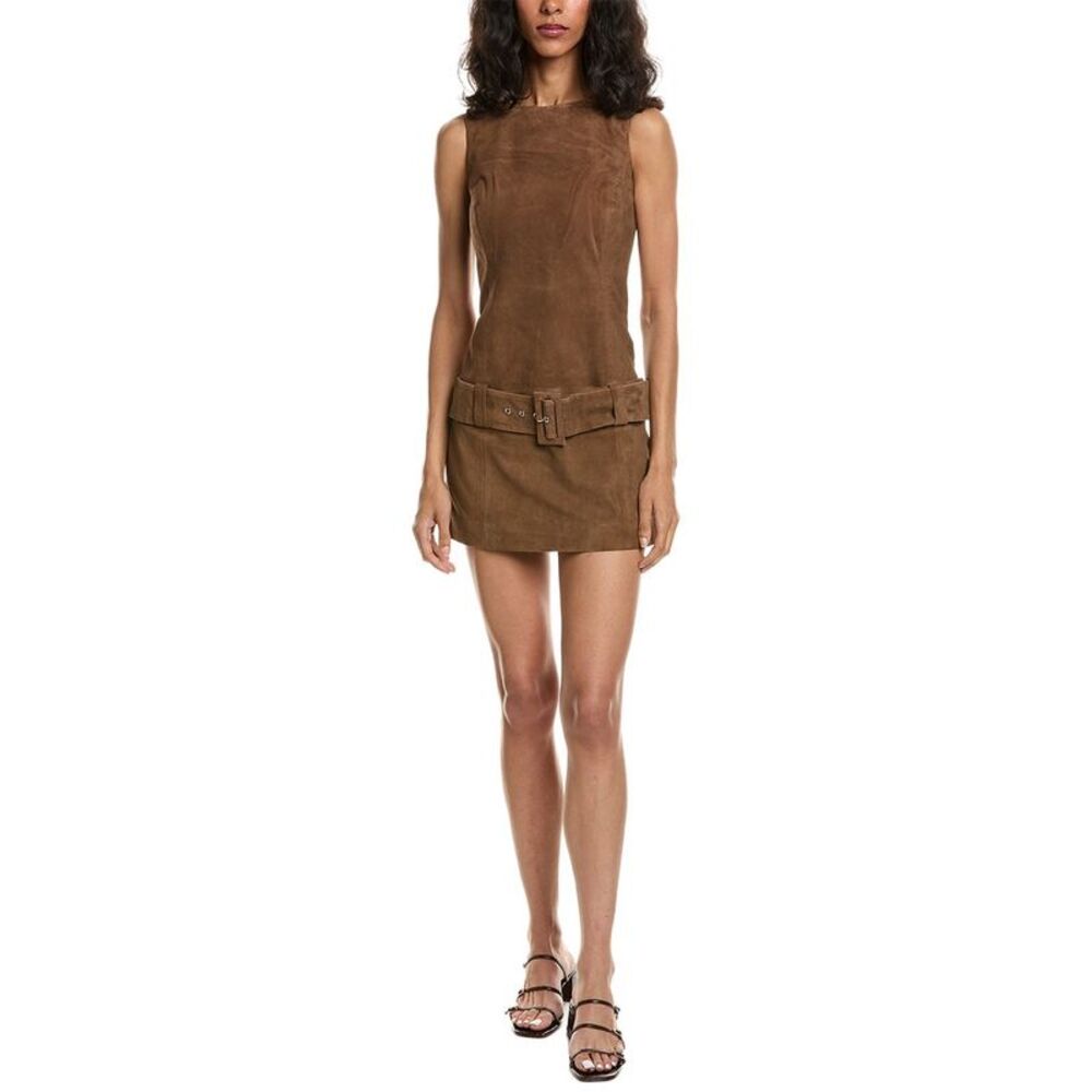 Walter Baker Womens Vanna Suede Dress